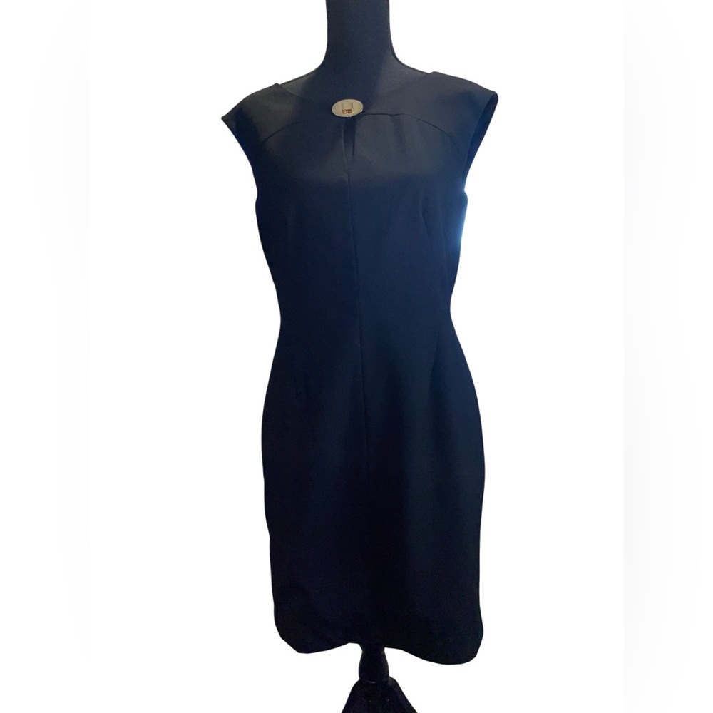 Elegant Calvin Klein Black Sleeveless sheath dress